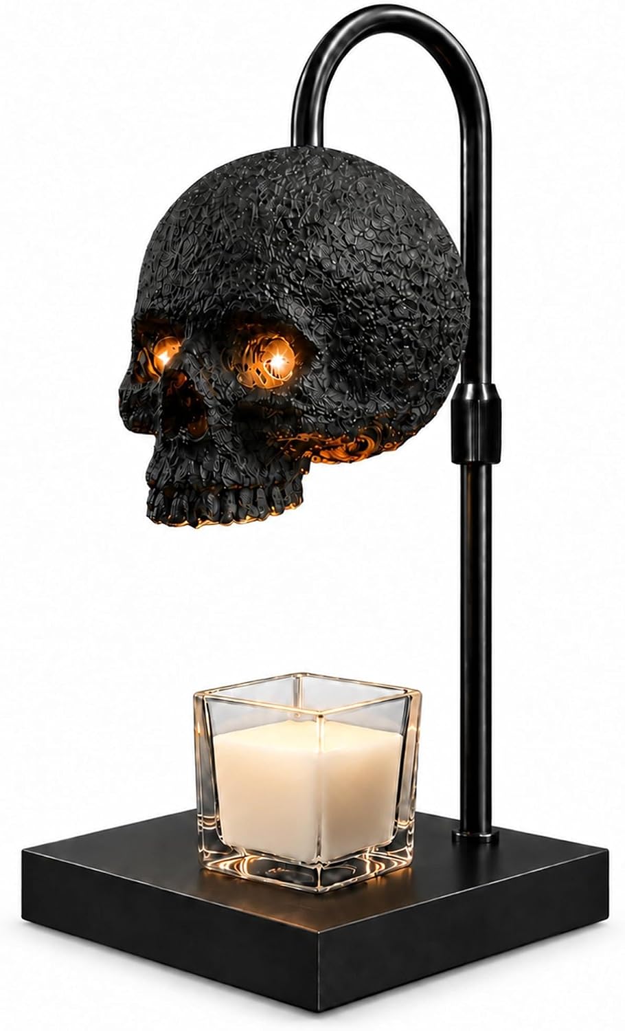 🔥 Best Seller 50% OFF 🔥Skull Candle Warmer Lamp, Halloween Candle Warmer Lamp with Timer & Dimmer