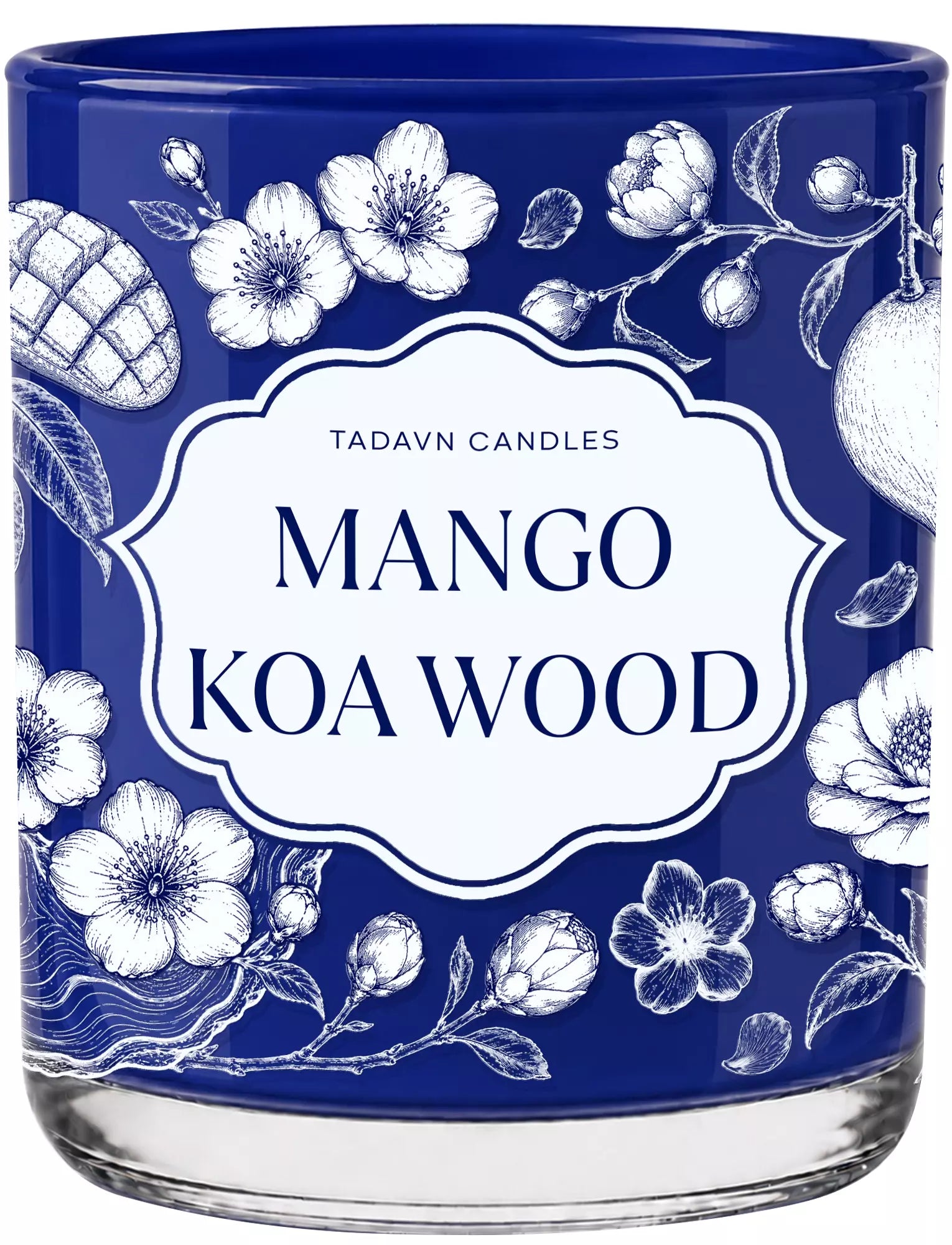 Mango Koa Wood Wickless Scented Candle for Warmer Lamp